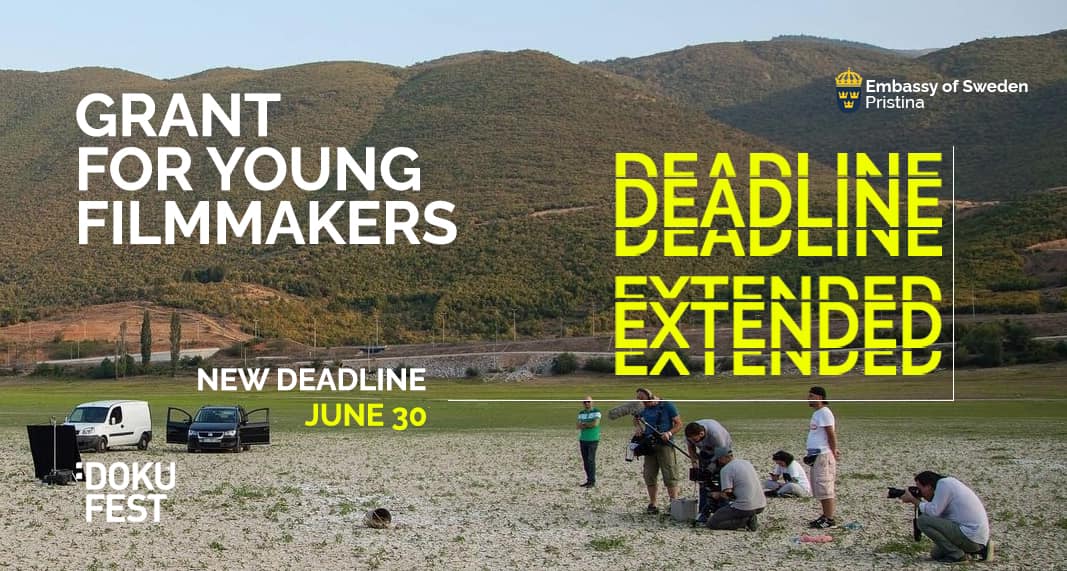DEADLINE EXTENSION: GRANT FOR YOUNG FILMMAKERS